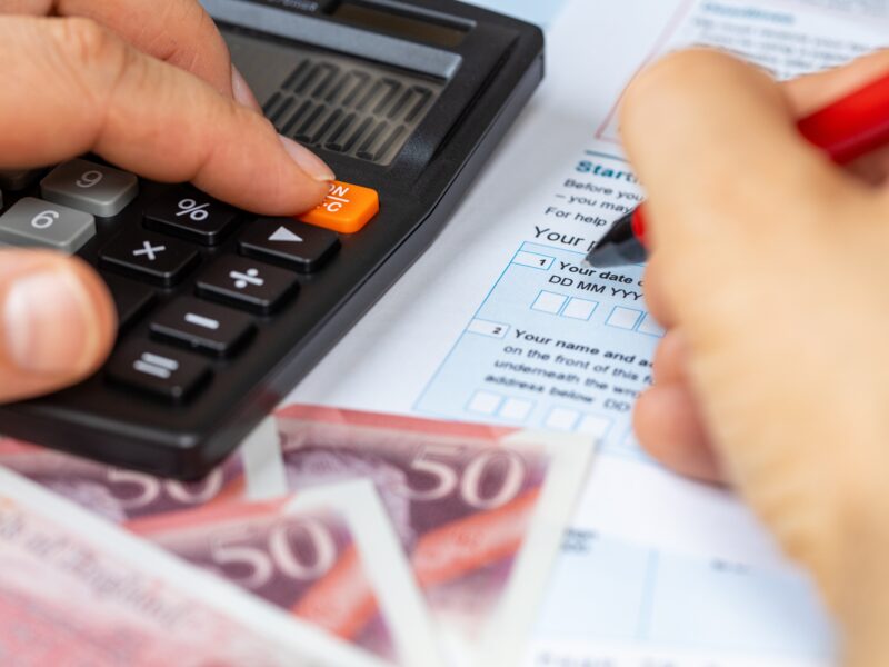 Uk,Tax,Return.,Financial,Concept.,Self employment,,Self assessment,,Dual,Resident,,Uk